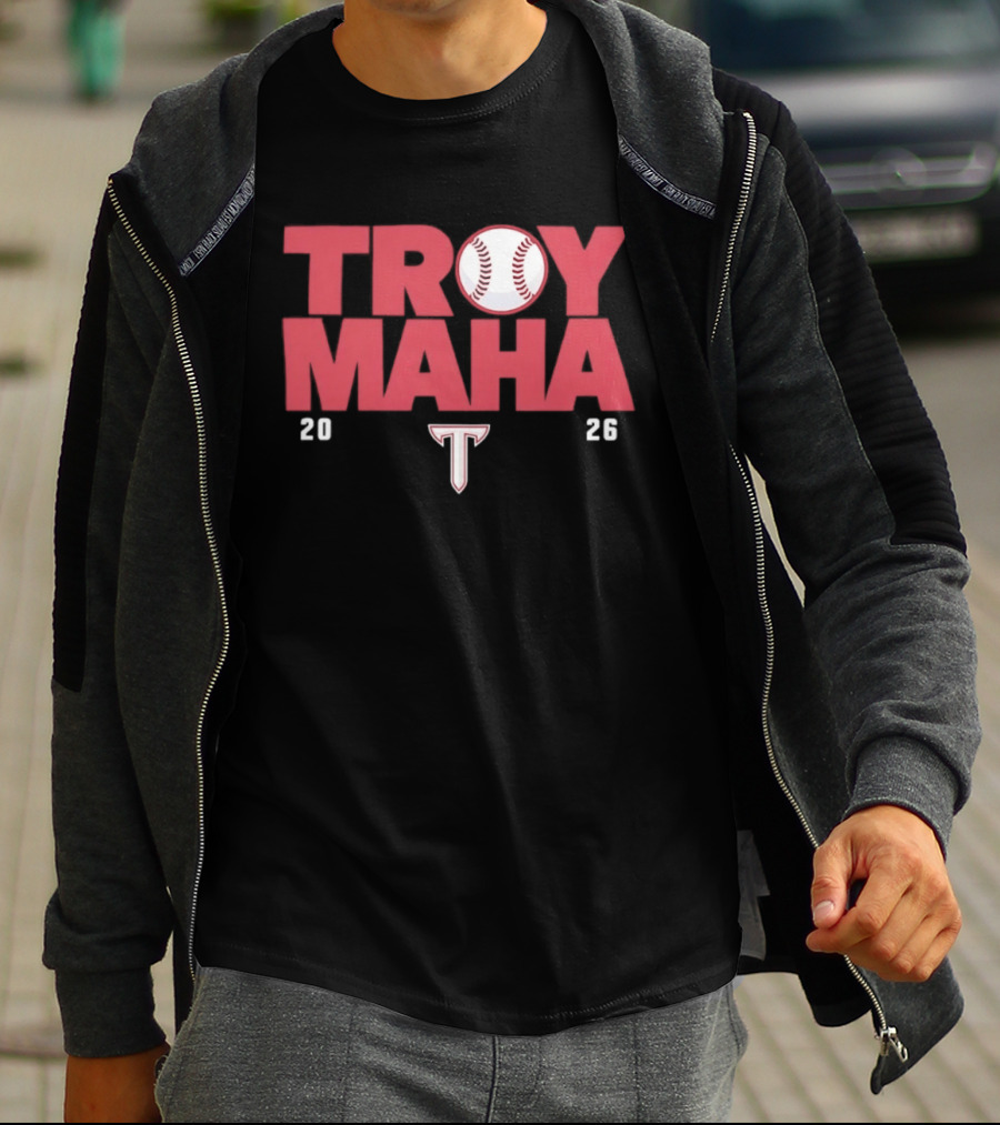 Troy Maha 2026 Baseball With Trojans T T-Shirt