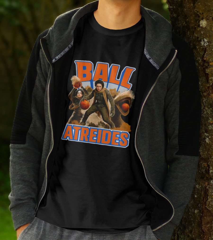 New York Basketball Ball Atreides Sandworm Dunk Adventure T-Shirt