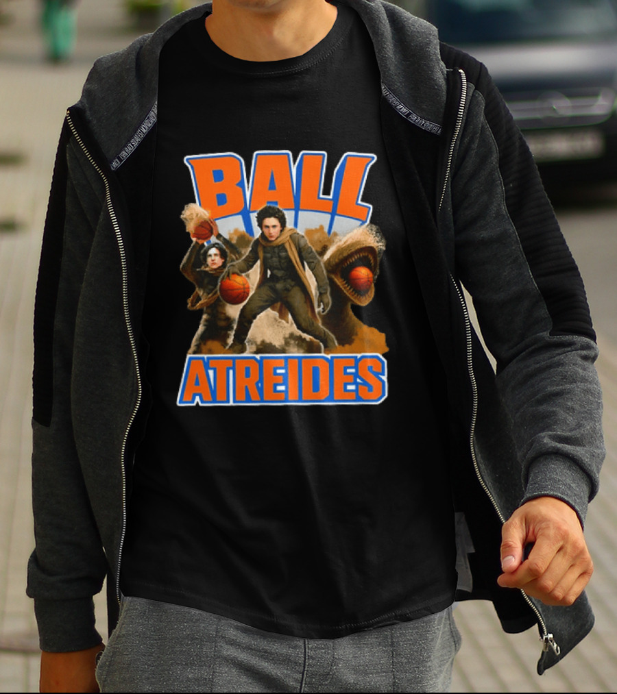 New York Basketball Ball Atreides Sandworm Dunk Adventure T-Shirt
