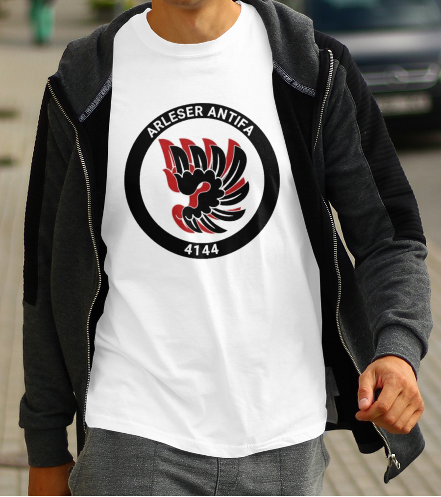 Arleser Antifa Arlesheim 4144 Black Red Fist T-Shirt