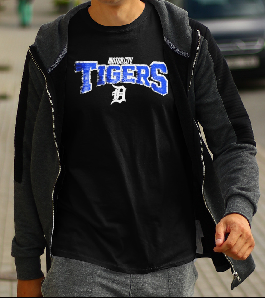 Detroit Tigers Motor City Youth Flip Sequin T-Shirt
