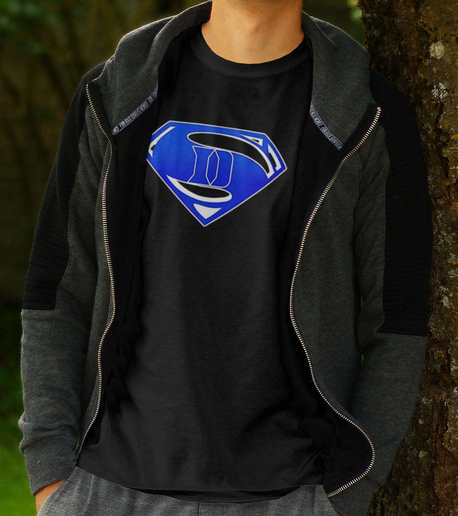 Duke Blue Devils Superman NCAA College Basketball T-Shirt