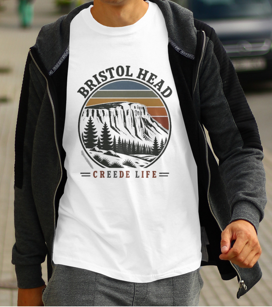 Bristol Head Creede Life Mountain Sunset Scenery T-Shirt