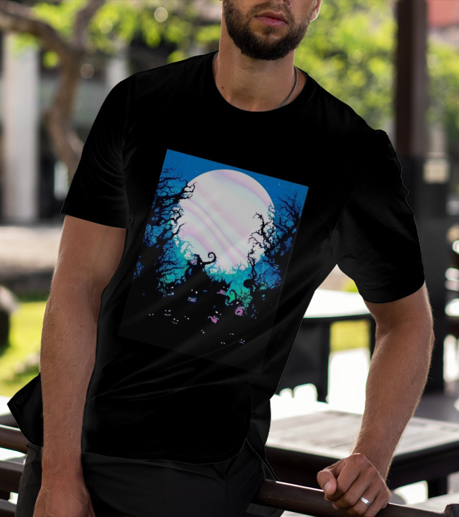 Gallows Orchestra Of Wolves Collection Full Moon Enchanted Forest Creatures T-Shirt