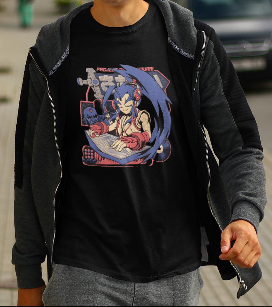 Yoshimitsu Project Soul Samurai DJ Scene Anime T-Shirt