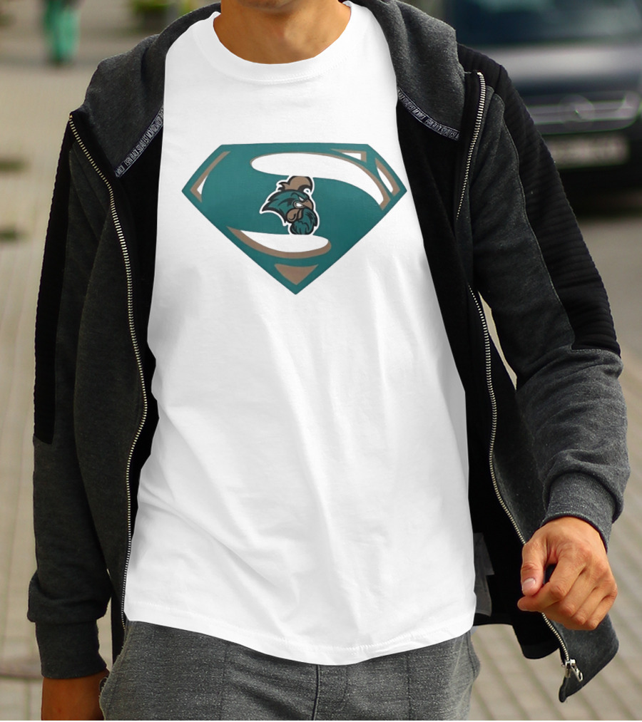 Coastal Carolina Chanticleers Superman T-Shirt
