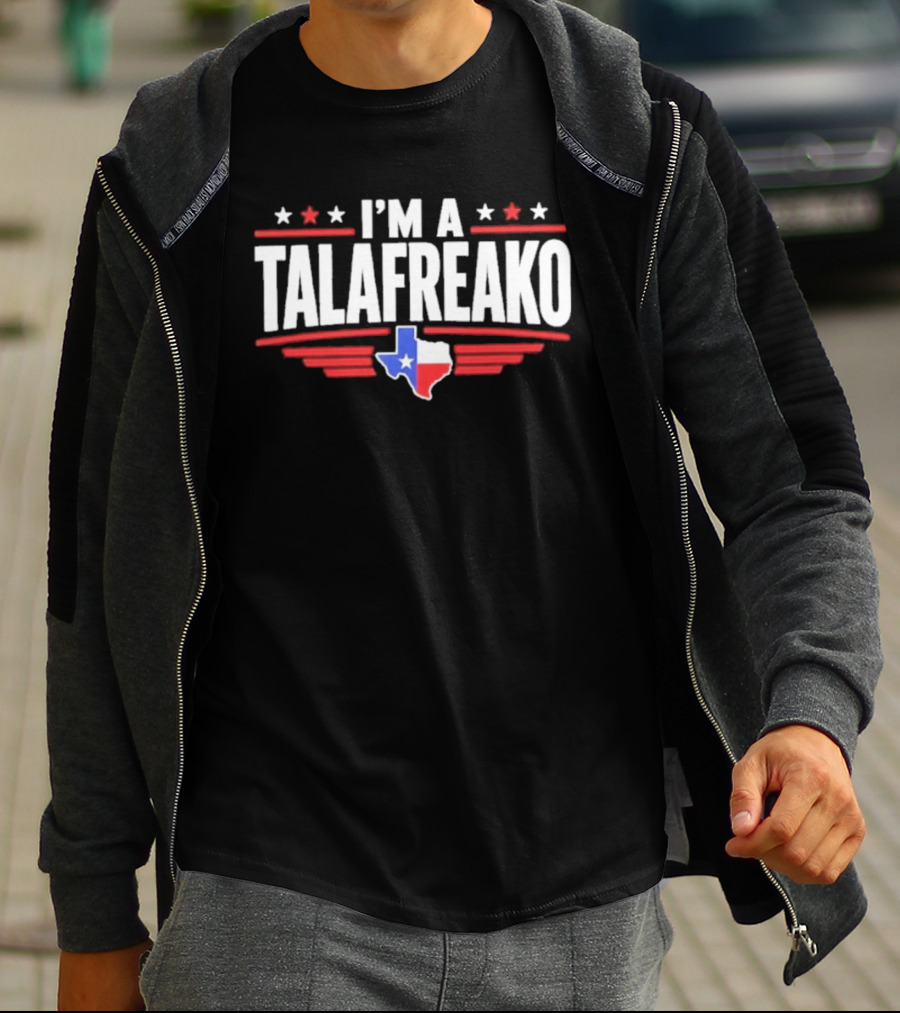 I'm A Talafreako Texas Map Stars Red White Blue T-Shirt
