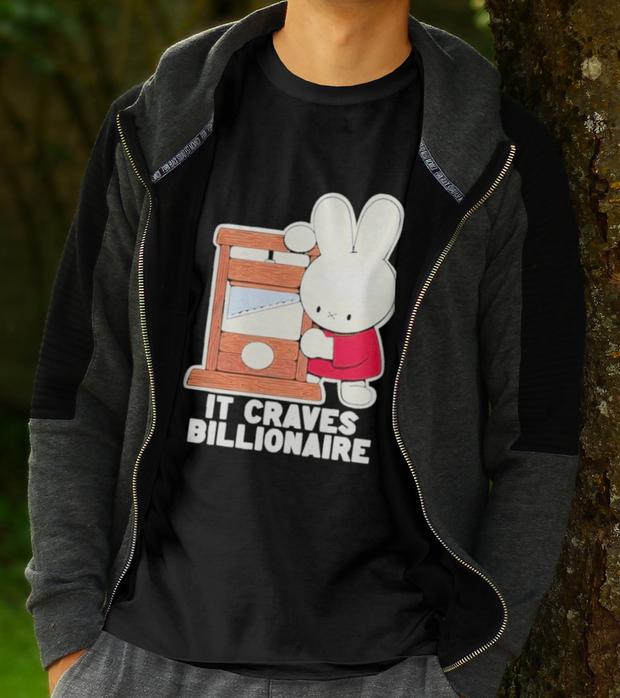 Villionaire Rabbit It Craves Billionaire Guillotine Red T-Shirt