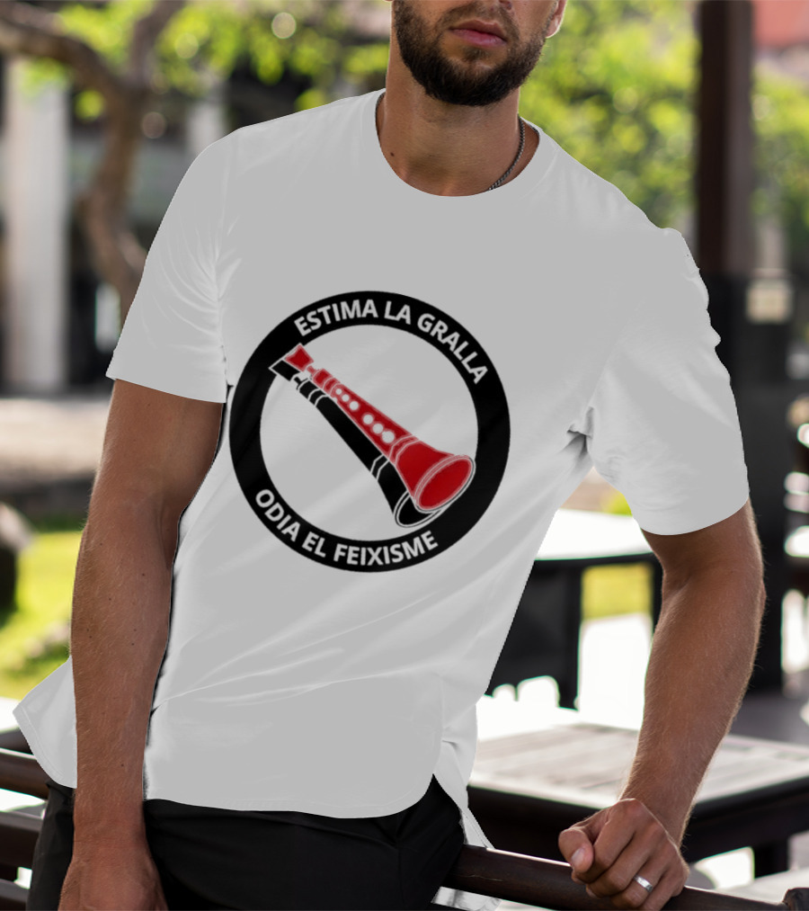 Estima La Gralla Odia El Feixisme Red Gralla T-Shirt