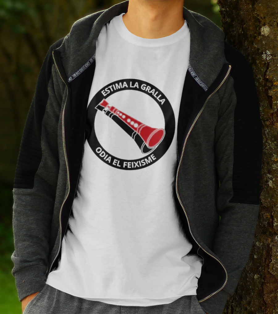 Estima La Gralla Odia El Feixisme Red Gralla T-Shirt