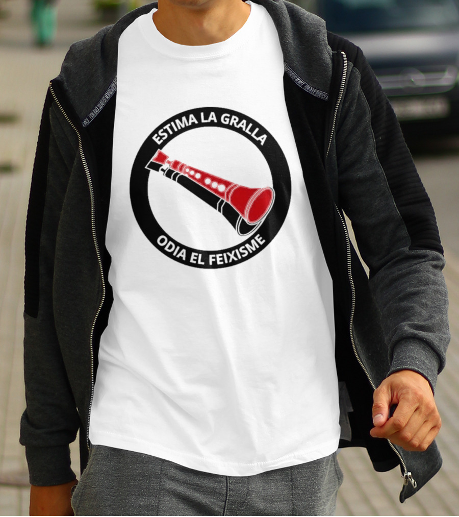 Estima La Gralla Odia El Feixisme Red Gralla T-Shirt