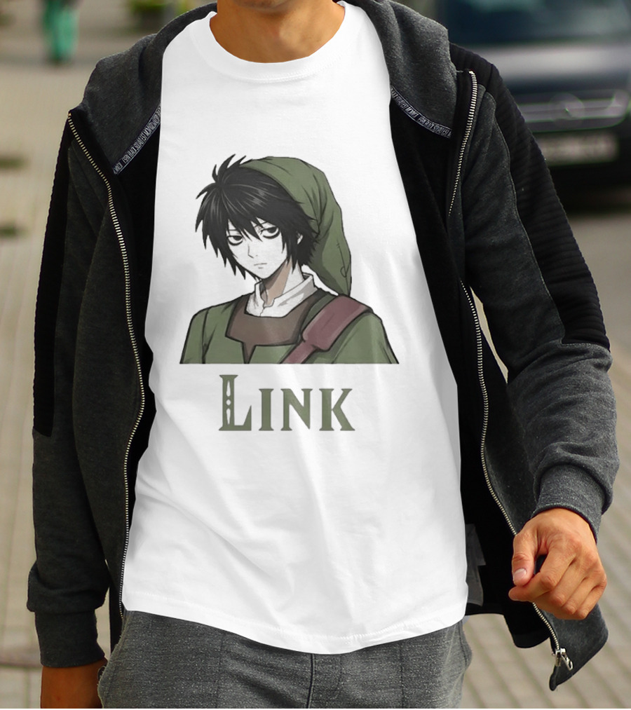 L Lawliet As Link The Legend Of Zelda T-Shirt