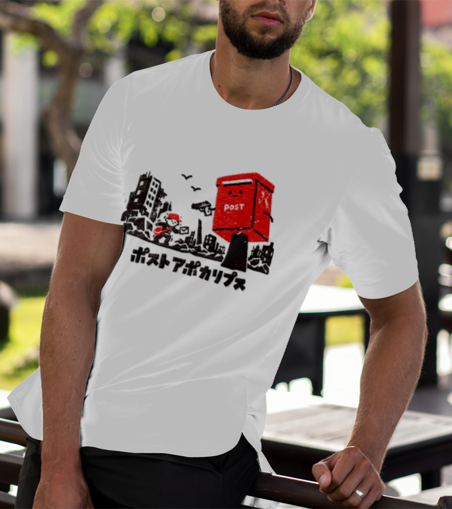 Mailman And Post Box Post Apokaripusu Japan Mail Service T-Shirt