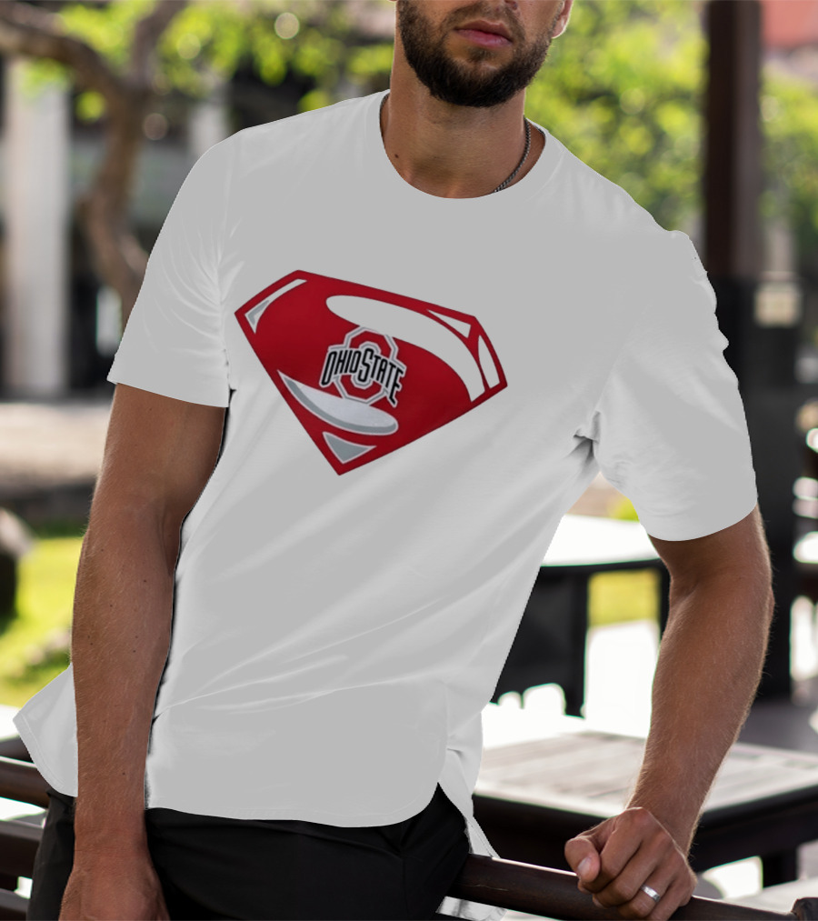 Ohio State Buckeyes Superman NCAA College Football T-Shirt