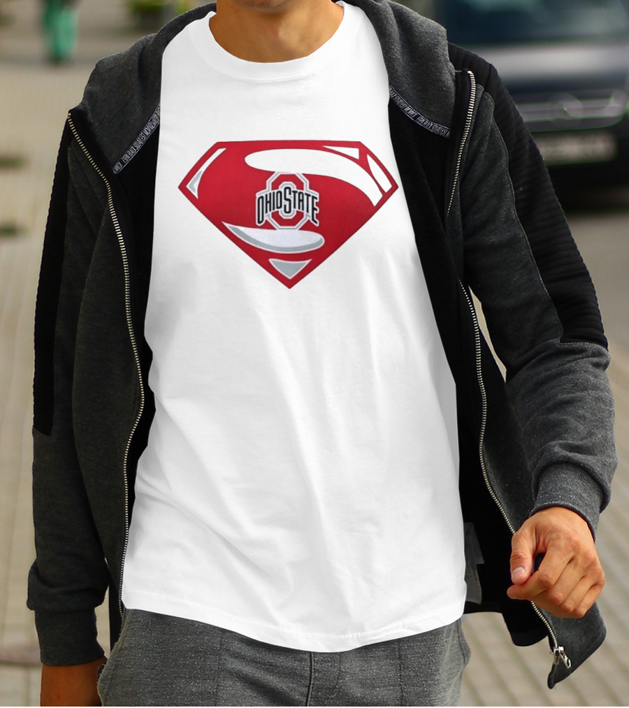 Ohio State Buckeyes Superman NCAA College Football T-Shirt