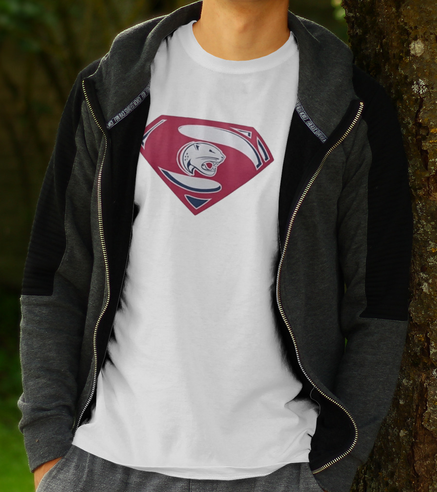 Panther S Emblem Superhero Sports Team Power T-Shirt