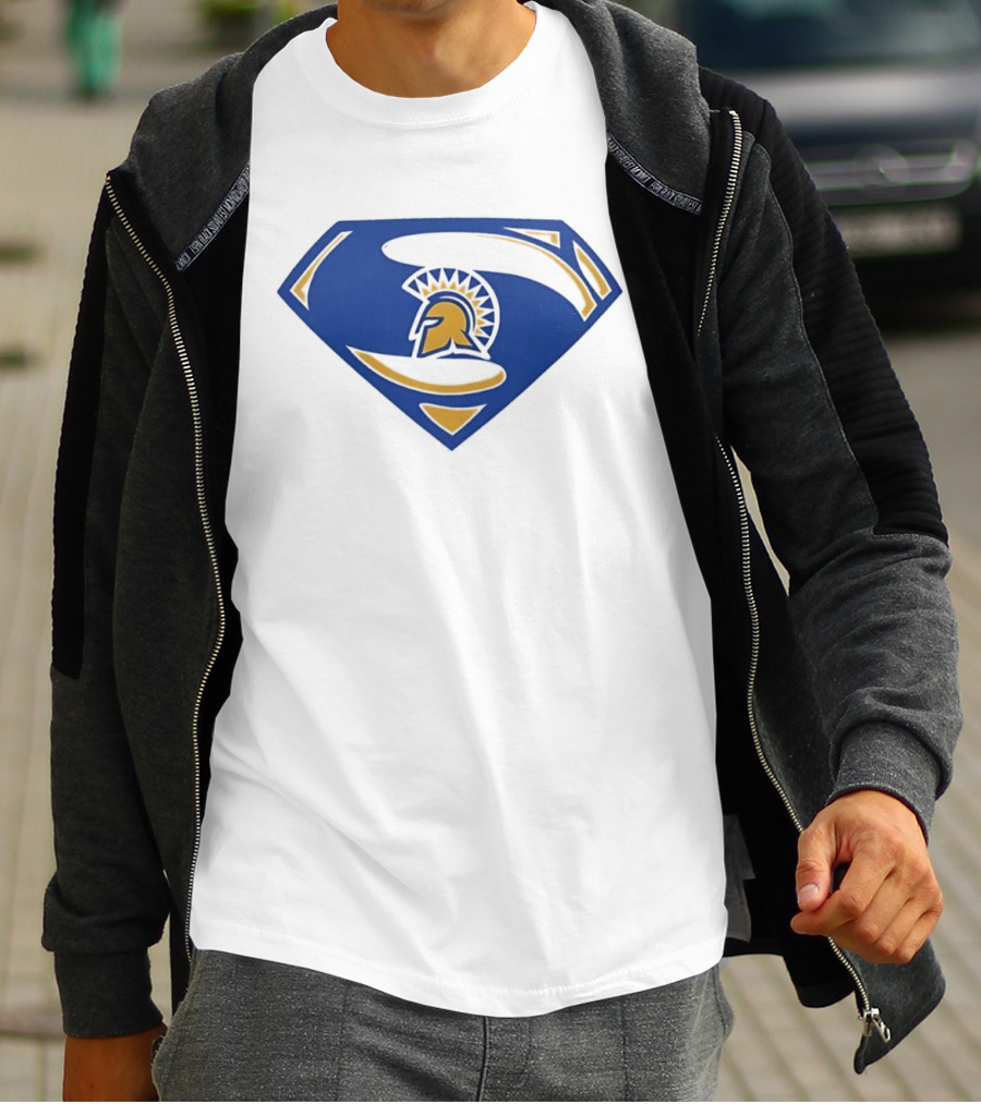 San Jose State Spartans Superman NCAA T-Shirt