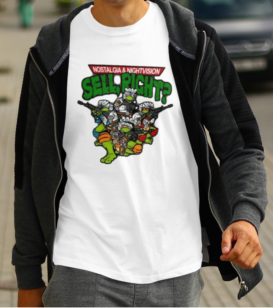 Nostalgia Nightvision TMNT Sell Right T-Shirt