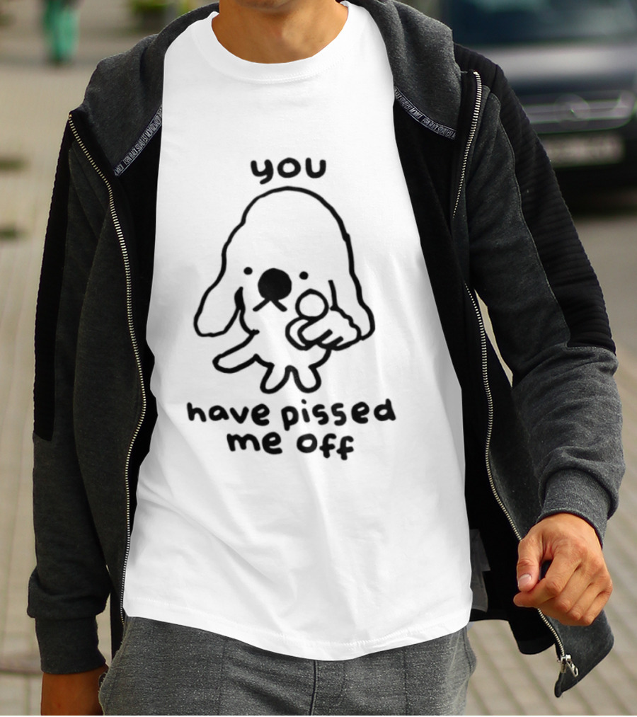 You Have Pissed Me Off Dog Doodle Sarcastic T-Shirt