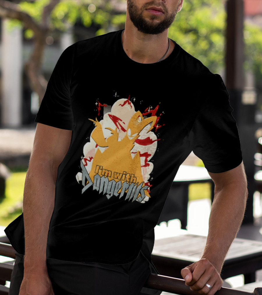 Adam Exorcist Hazbin Hotel I'm With Dangerous T-Shirt