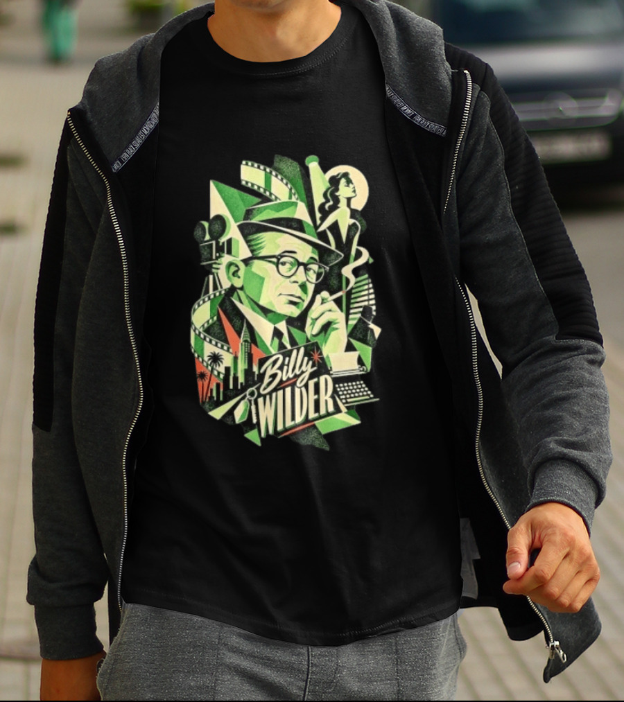 Billy Wilder Classic Hollywood Director Retro Film T-Shirt