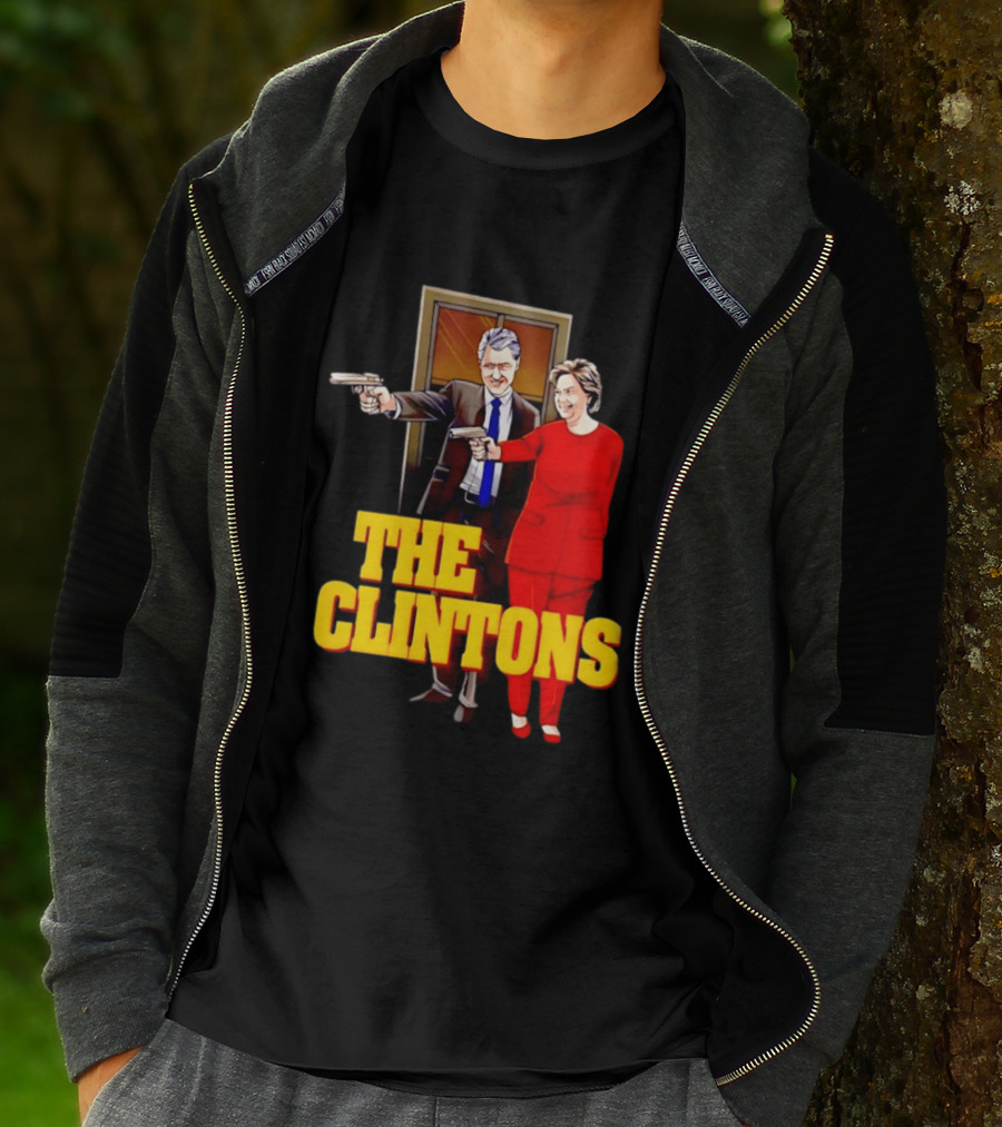 The Clintons Bill And Hillary With Guns T-Shirt