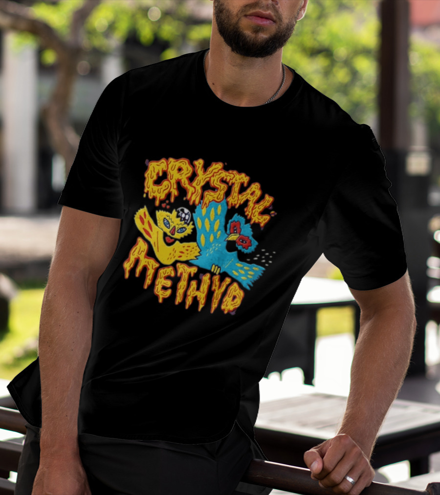Crystal Methyd RuPaul Drag Race Bird Characters T-Shirt