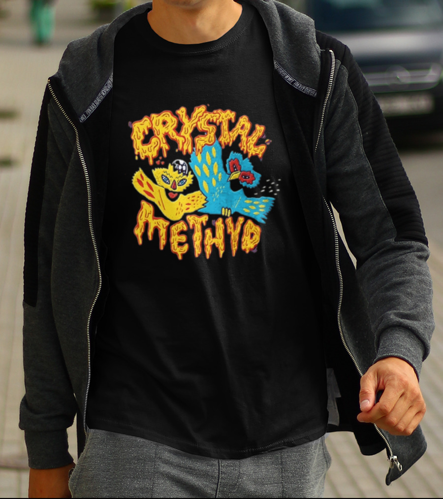 Crystal Methyd RuPaul Drag Race Bird Characters T-Shirt