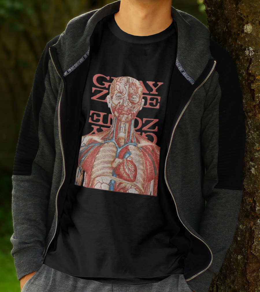 Gray Zone Anatomy Heart Illustration Adults Medical Revolutionize T-Shirt