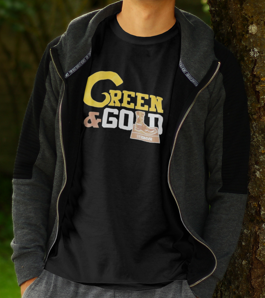 Green Gold Denver Boot Distressed DNVR T-Shirt