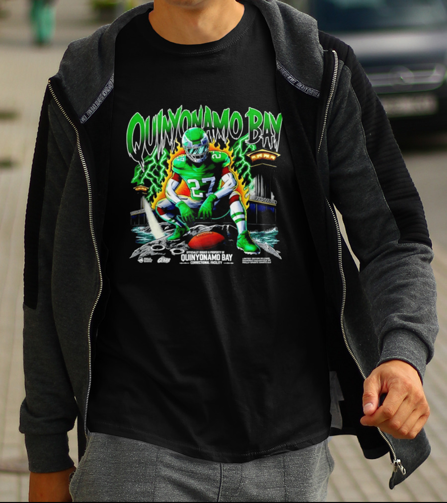 Quinyon Mitchell Quinyonamo Bay Philadelphia Eagles 27 Football T-Shirt