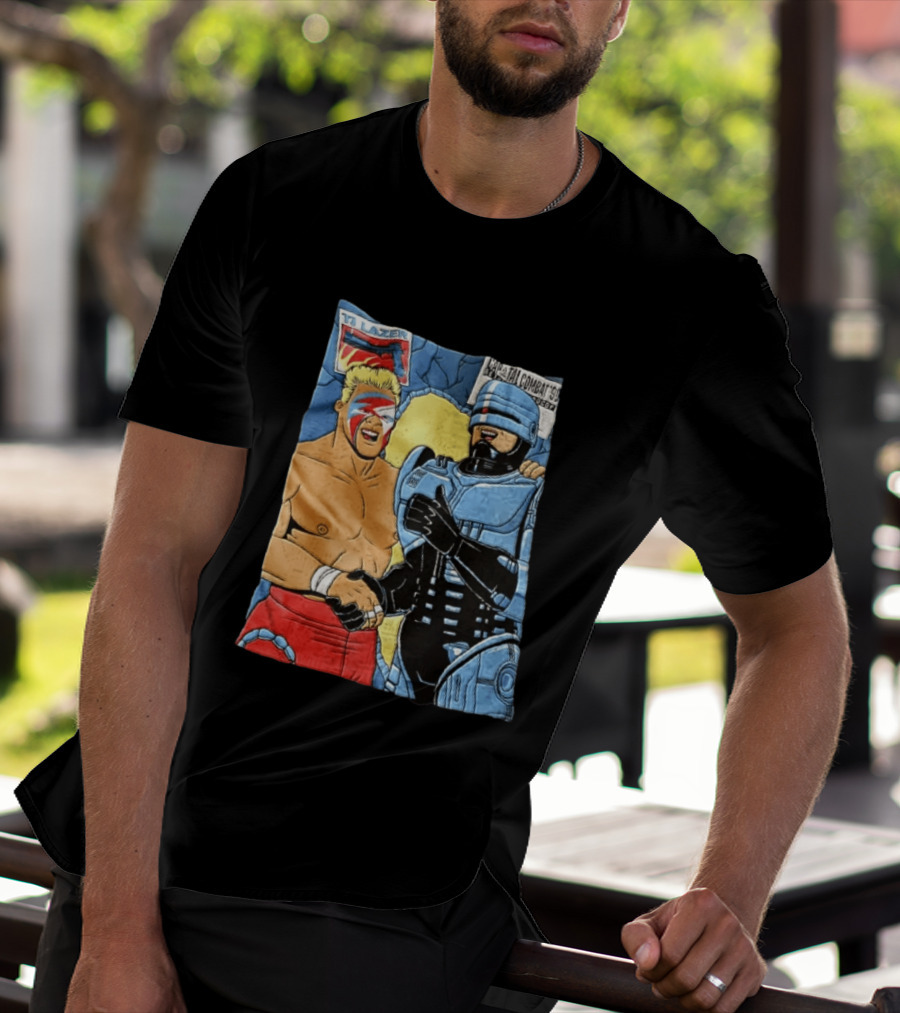 Ultimate Warrior TJ Lazer Robocop Capital Combat 90 T-Shirt