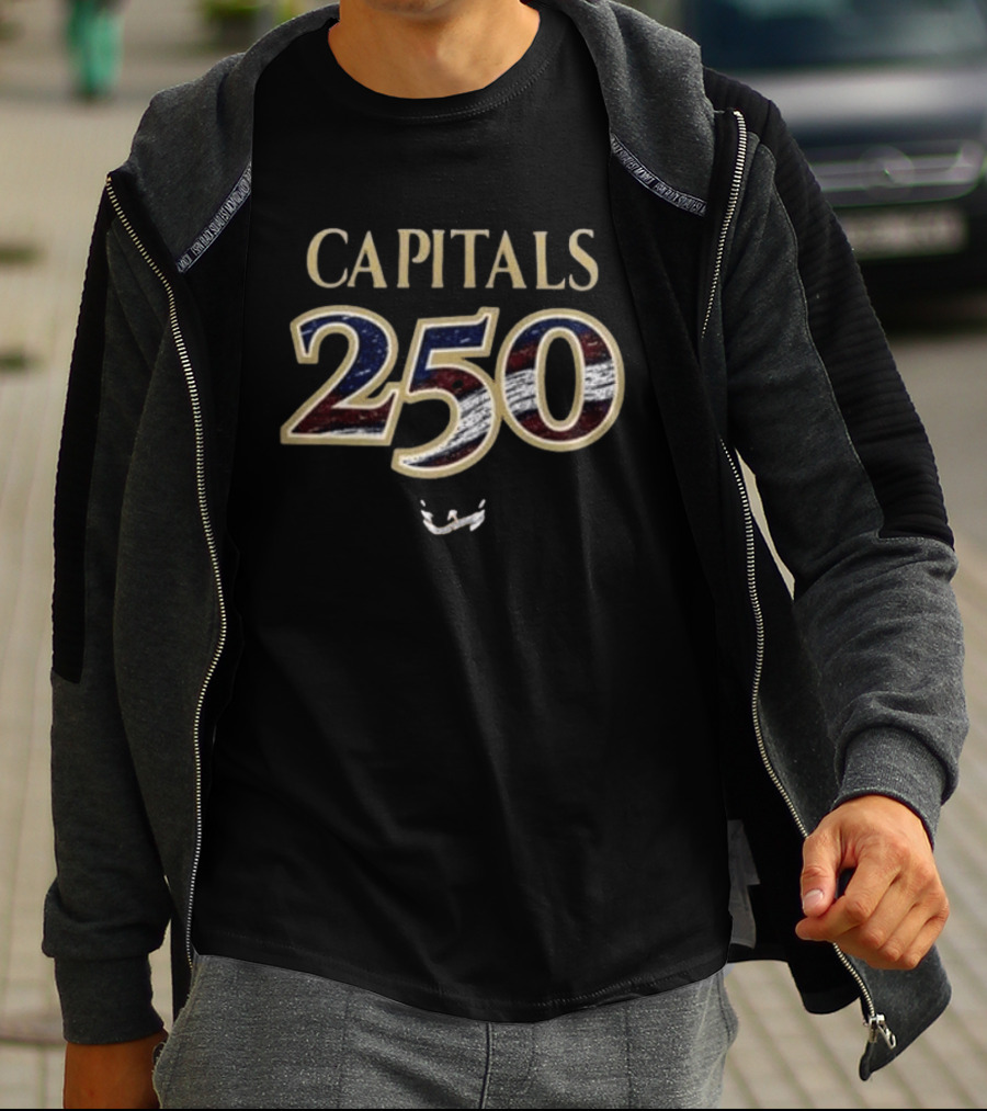 Washington Capitals Celebrate America250 With Stars And Stripes T-Shirt