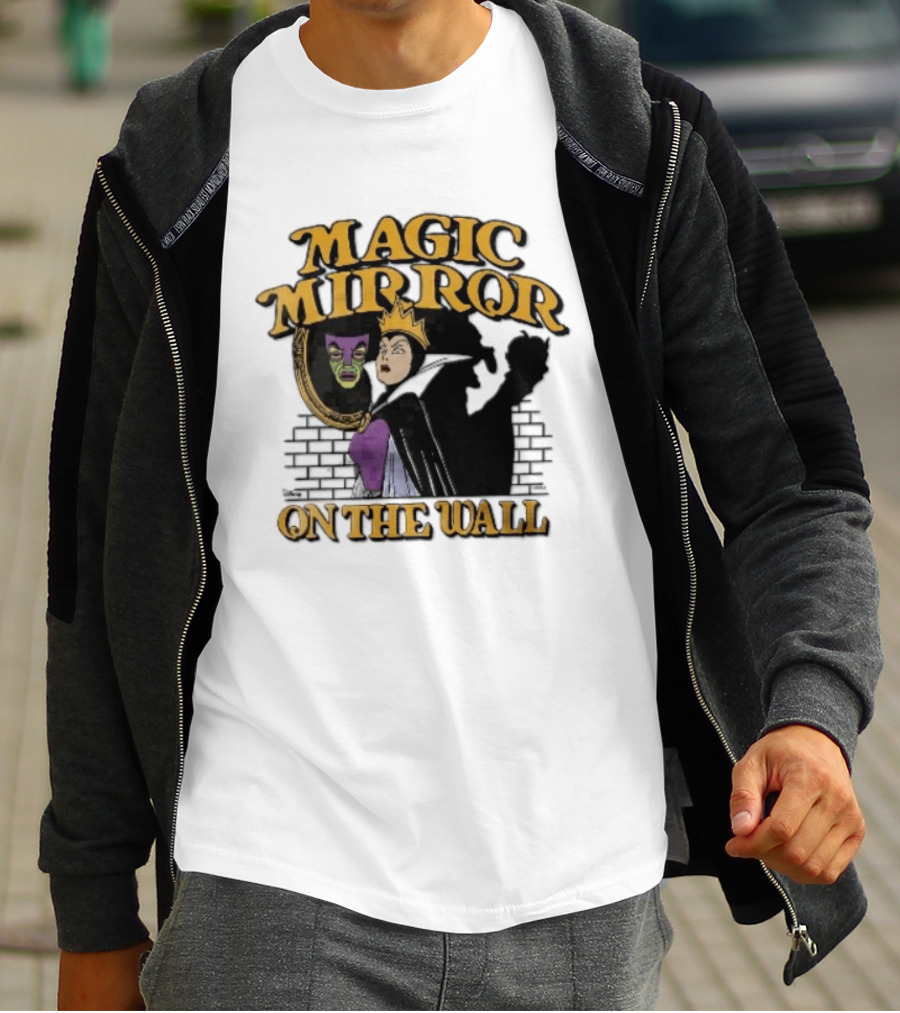 Magic Mirror On The Wall Evil Queen Old Hag Shadow T-Shirt