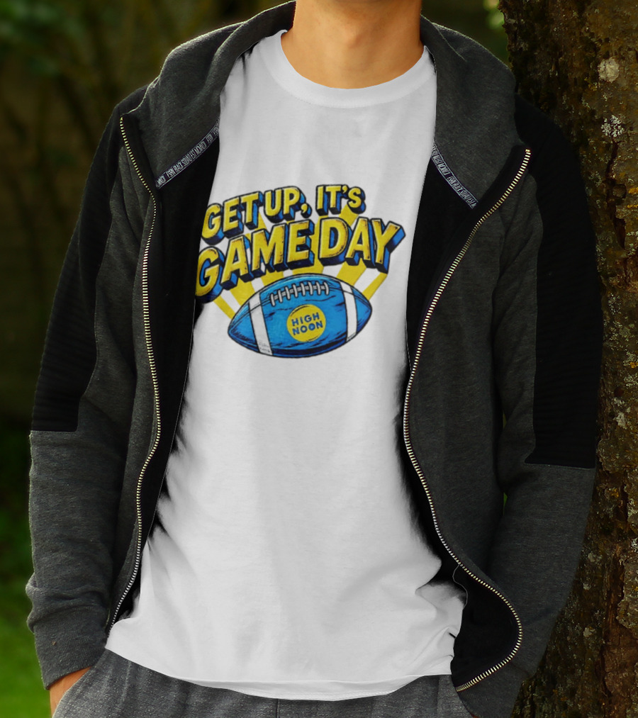 Get Up It's Game Day High Noon Football T-Shirt