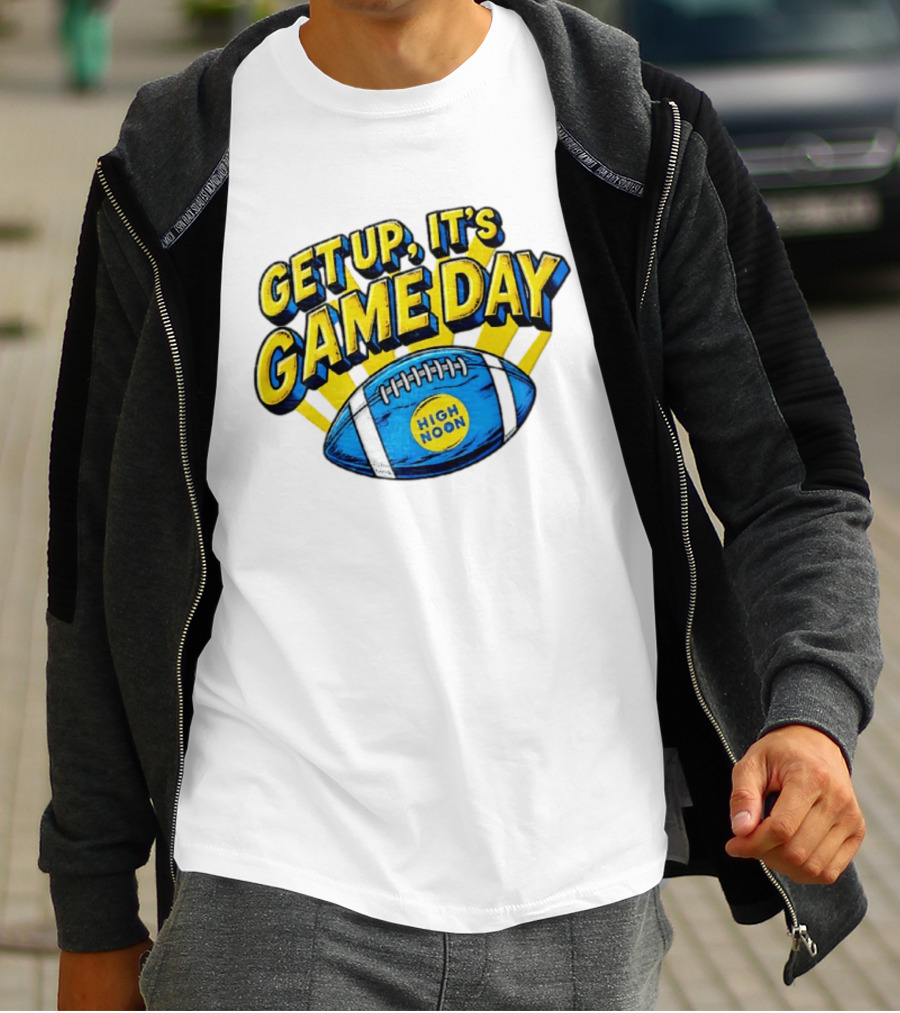 Get Up It's Game Day High Noon Football T-Shirt