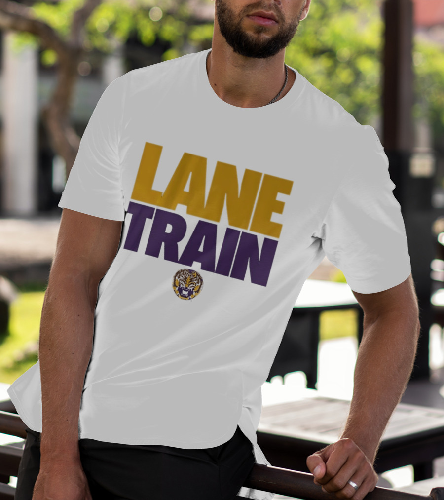 Lane Train LSU Tigers Football SEC Fan Gear T-Shirt