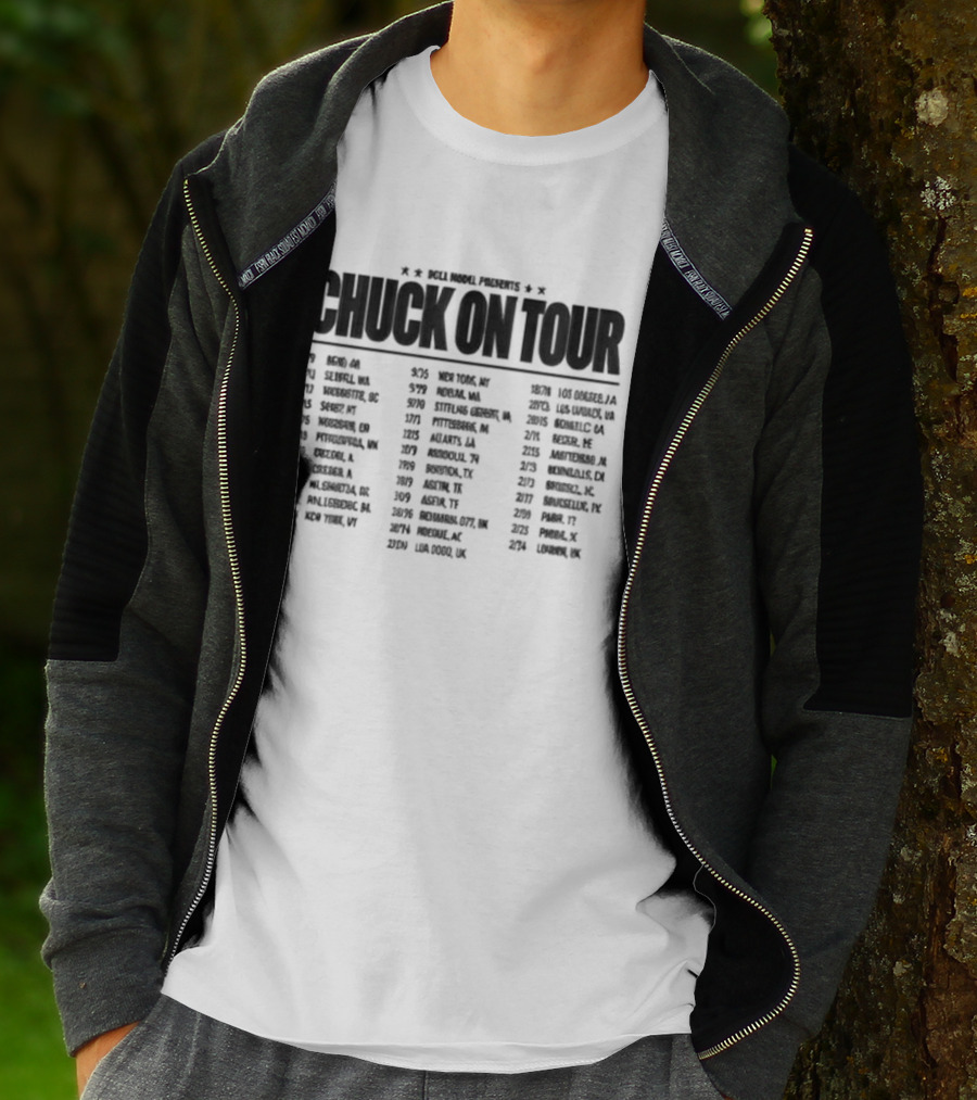 Role Model Presents Chuck On Tour 2026 Timely Party Dates And Cities List T-Shirt
