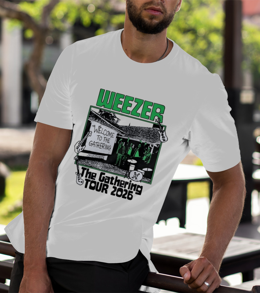 Weezer Welcome To The Gathering Tour 2026 T-Shirt