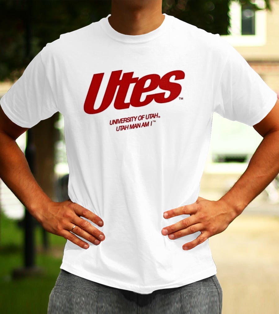 Utes University Of Utah Utah Man Am I NCAA T-Shirt