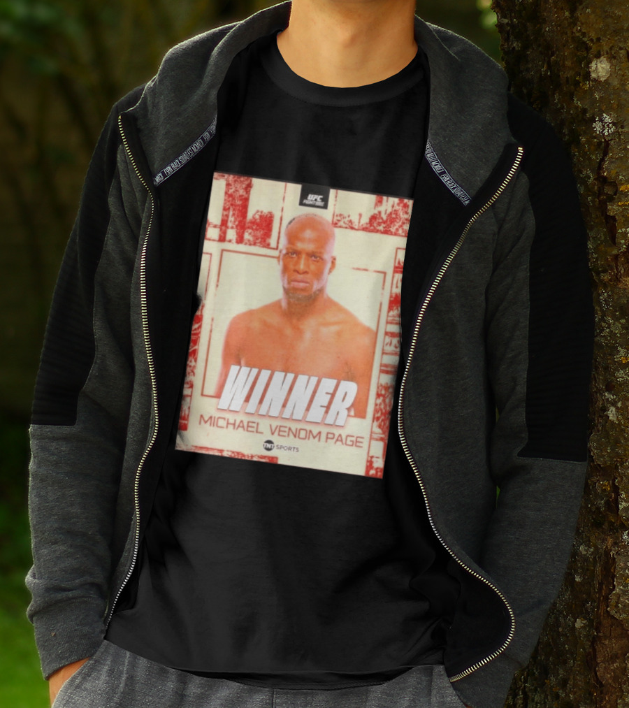 UFC Fight Night Winner Michael Venom Page TNT Sports T-Shirt