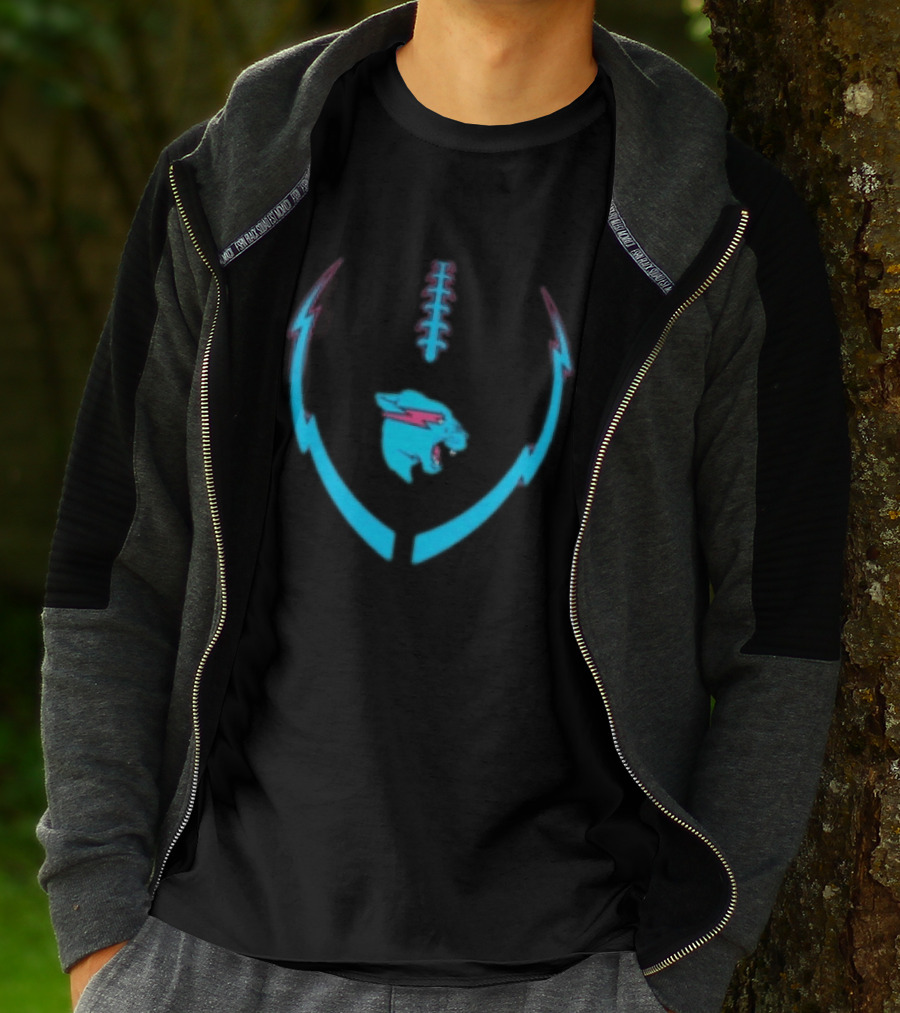 Mrbeast Store Beast Lightning Football T-Shirt
