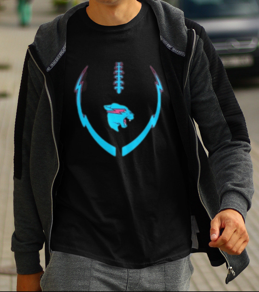Mrbeast Store Beast Lightning Football T-Shirt