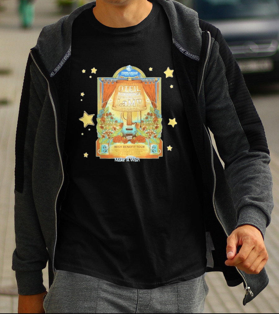 Oteil Burbridge LaMP Wish Benefit Tour Make A Wish Foundation Fiddlehead Brewing Company T-Shirt