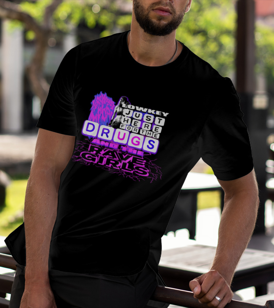 Lowkey Firehouse 666 Drugs Anti Life Rave Girls T-Shirt