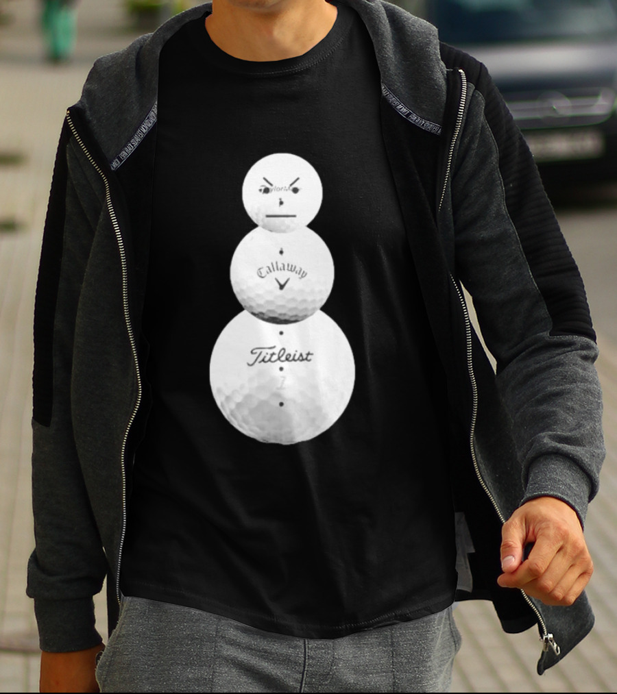 Sand Trap Or Die Golf Ball Snowman TaylorMade Callaway Titleist T-Shirt