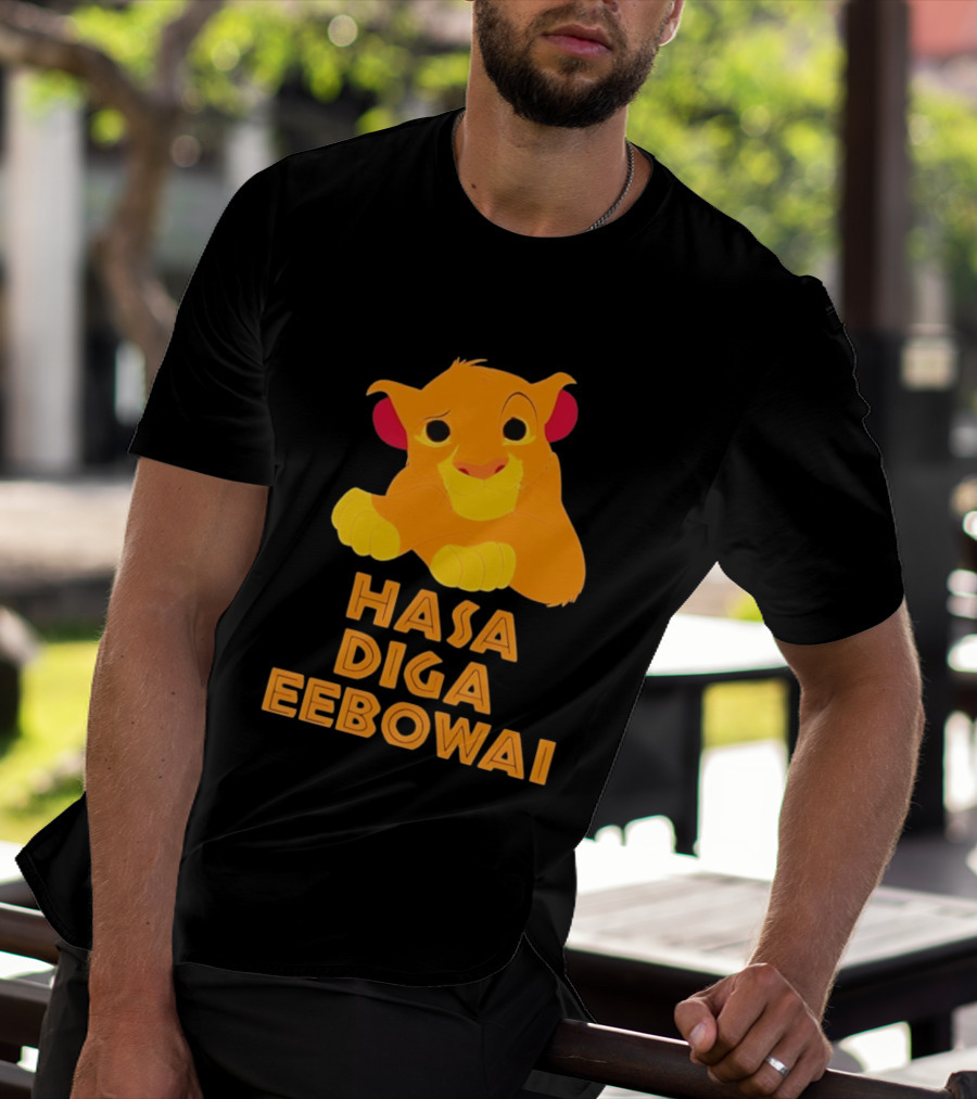 Simba Hasa Diga Eebowai Lion King Book Of Mormon T-Shirt