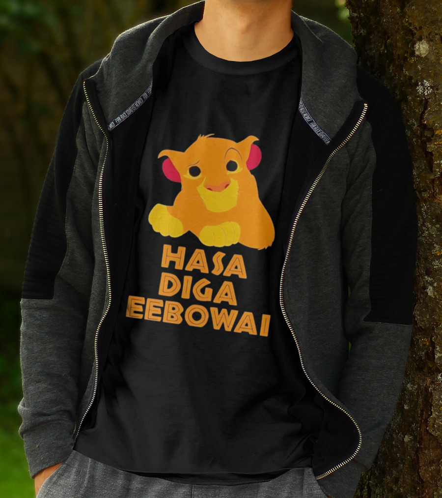 Simba Hasa Diga Eebowai Lion King Book Of Mormon T-Shirt