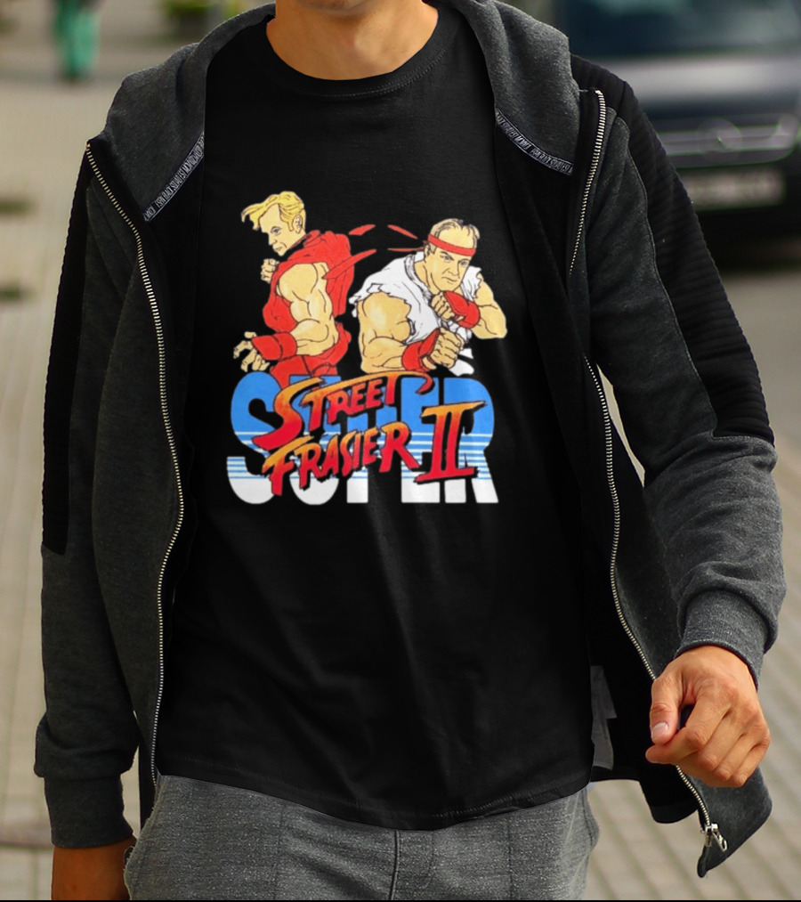 Supper Street Frasier II Retro Fighter T-Shirt