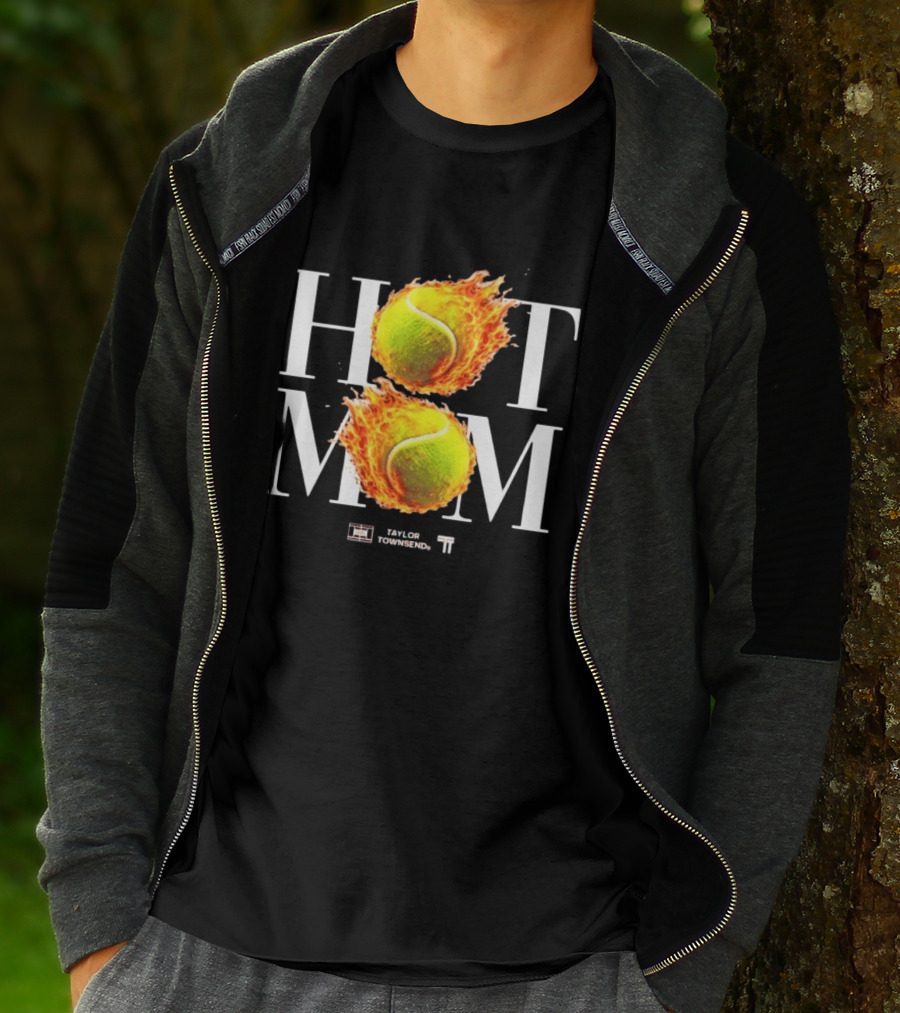 Taylor Townsend Hot Mom Tennis WTA Fiery Tennis Balls T-Shirt